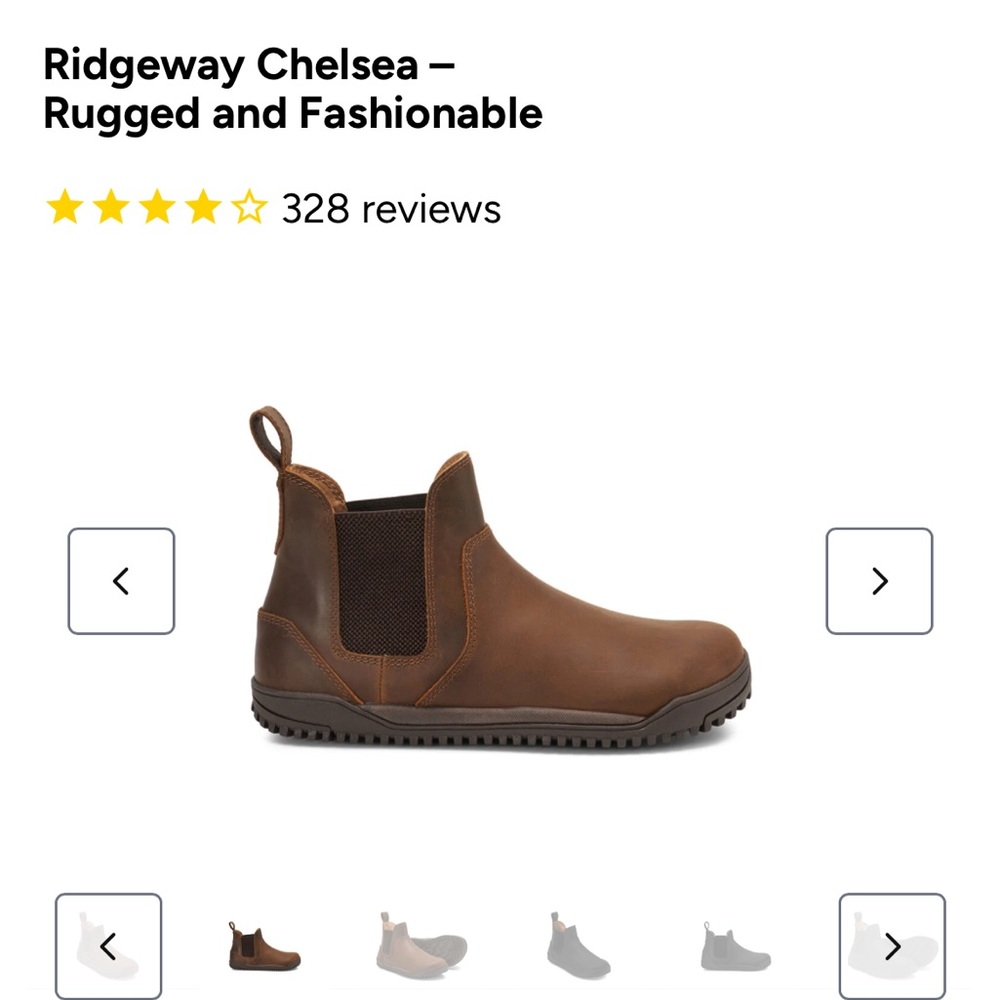 Ridgeway Chelsea Women's Rugged Brown Ankle Booties